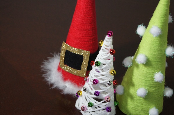 DIY 毛糸を使ったクリスマスツリー